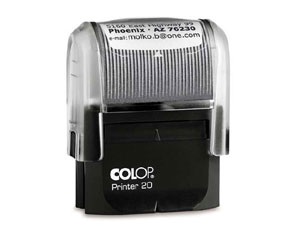 Sellos autoentintables colop printer c20 14x38 mm